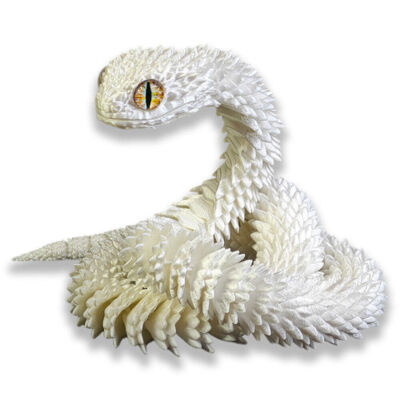 3D Printed Snake 24 inch Viper Snake Flexible Snake Fidget Toys Desk Decor Gifts