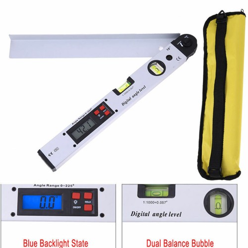 400mm iGaging Electronic Digital Protractor Goniometer Angle Finder Miter Gauge - Picture 3 of 9