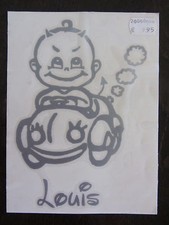 Autoaufkleber Baby "Teufelchen" im Auto