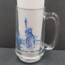Vintage Amex Options 1986 America Salutes the Lady Statue of Liberty Glass Mug