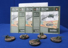 Axis  Allies Miniatures SET II 5 ZIS-2 57MM Model 1943  Stat Cards SU8  14/45