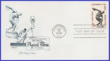 USA4 #1262 U/A ARTMASTER FDC   Physical Fitness - Sokol