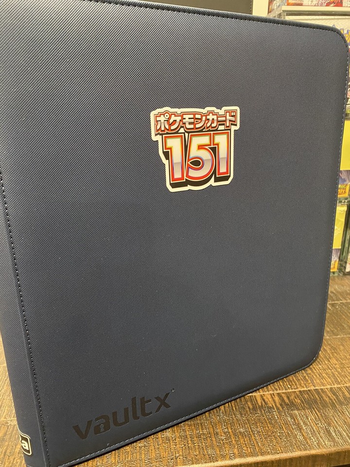 Pokemon TCG Binder Sticker Label Sv2a Sticker (Front and Side