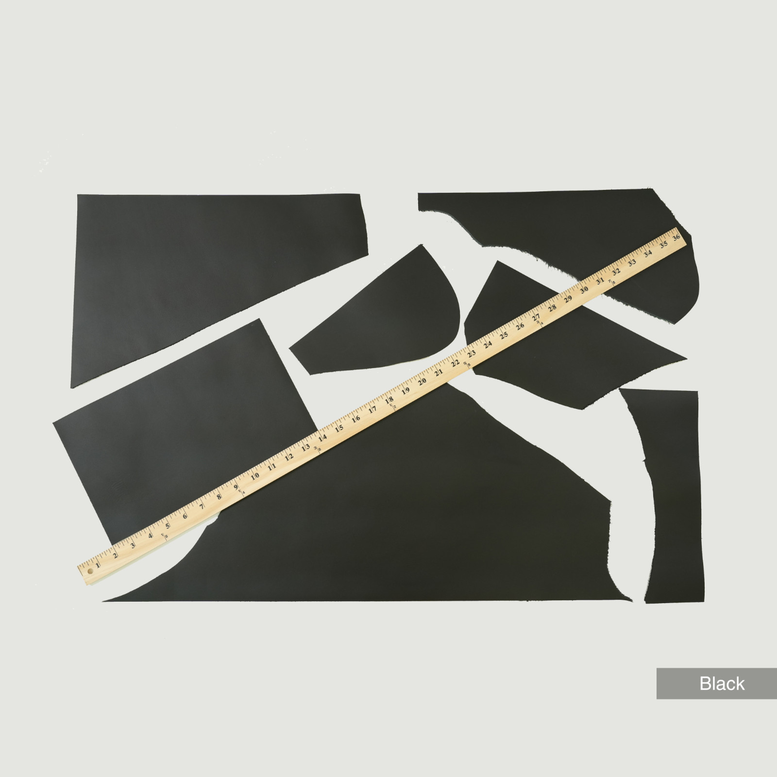 1 lb Italian Leather Scraps 4.5-5 oz Top Grain Cowhide Leather Remnants