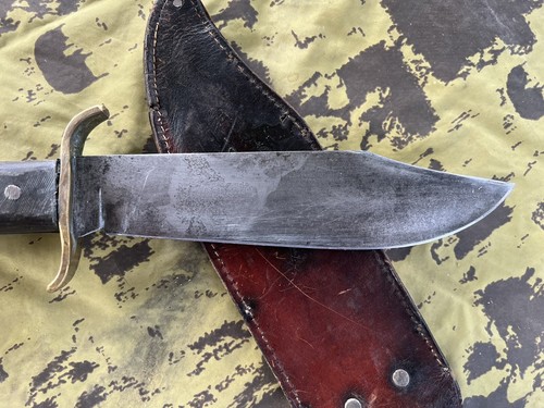 Attributed US Vietnam War Western Bowie Knife - Picture 11 of 18