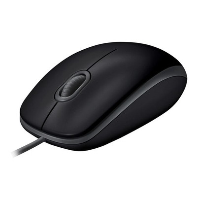 Logitech OEM B110 Silent Mouse schwarz, USB