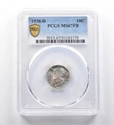 1938-D Mercury Dime MS67 FB PCGS *1012
