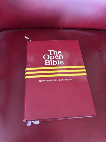 The Open Bible New American Standard Nelson Red Letter Edition 1979 GUC - Picture 10 of 10
