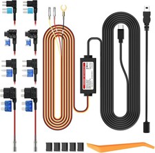 PRUVEEO Smart ACC Hardwire Kit for Dash Cam 12V-30V to 5V/3A Low Voltage