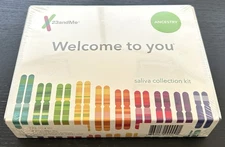 23 And Me Ancestry Saliva Collection Kit Date Stamp 2020 Sealed