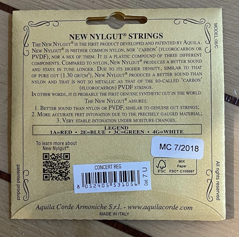 Aquila Concert Ukulele Strings - Image 2 of 2