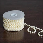 6 mm IVORY PEARLS 12 yards String BEADS Wedding Party Crafts Decorations SALE