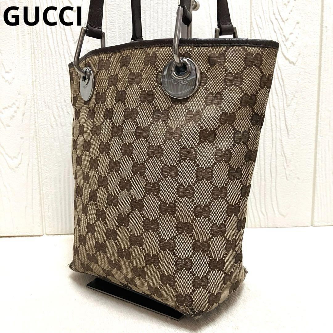 GUCCI GG Canvas Eclipse Tote Shoulder Bag Authentic from Japan