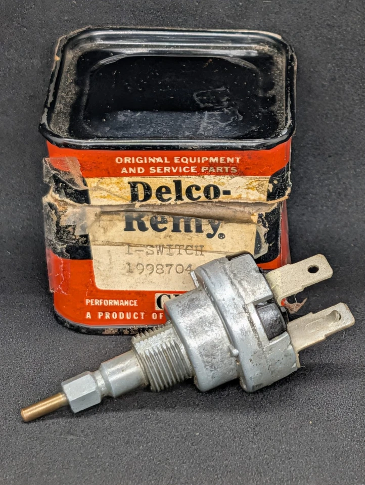 NOS 1959 PONTIAC STAR CHIEF BONNEVILLE CATALINA 1 VELOCIDADE INTERRUPTOR LIMPADOR COM ARRUELA - Imagem 2 de 4