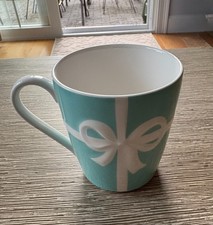 Tiffany & Co Mug Cup RETIRED Tiffany Blue Bow Box Mug 12oz - 1 piece