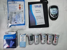 TRUE Metrix Glucose Test Kit 250 Strips, Meter, lvl 1 Control, 110 Lancets *READ