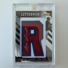 2008 Razor Letterman Garrison Lassiter #GL-S2 Auto /20 (RC) Rookie Card Yankees. rookie card picture