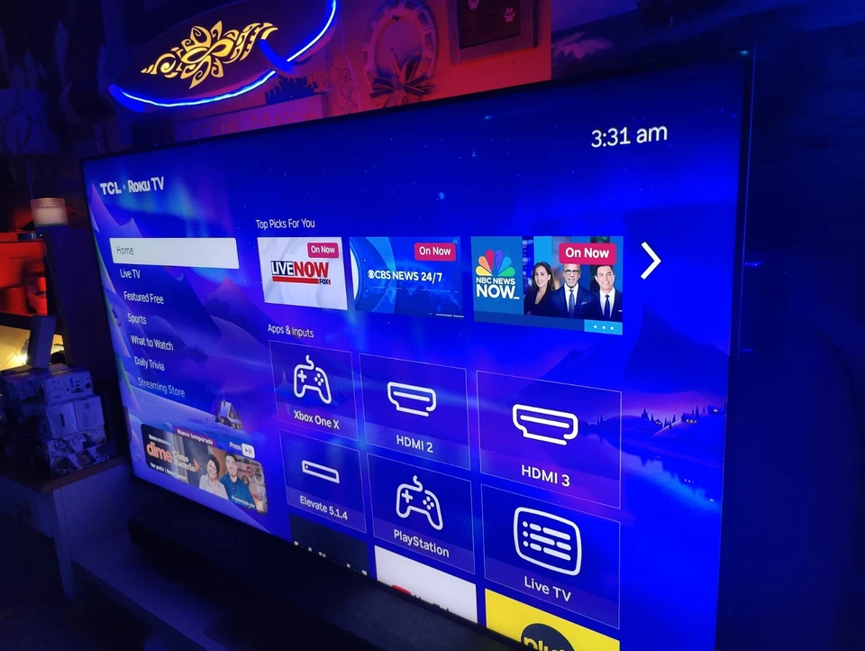 TCL 75" MINI-LED 8 SERIES Rare FLAGSHIP Smart TV- Works Perfectly No Scratches - Image 2 of 4