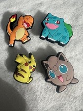 Pok mon Croc Charms   Jibbitz Style Shoe Accessories   New Lot of 4