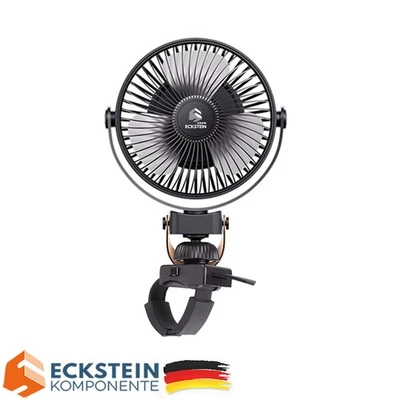 ECKSTEIN-GROW 360°Rotation Ventilator Fan Deckenventilator mit Befestigungssockel für Growbox