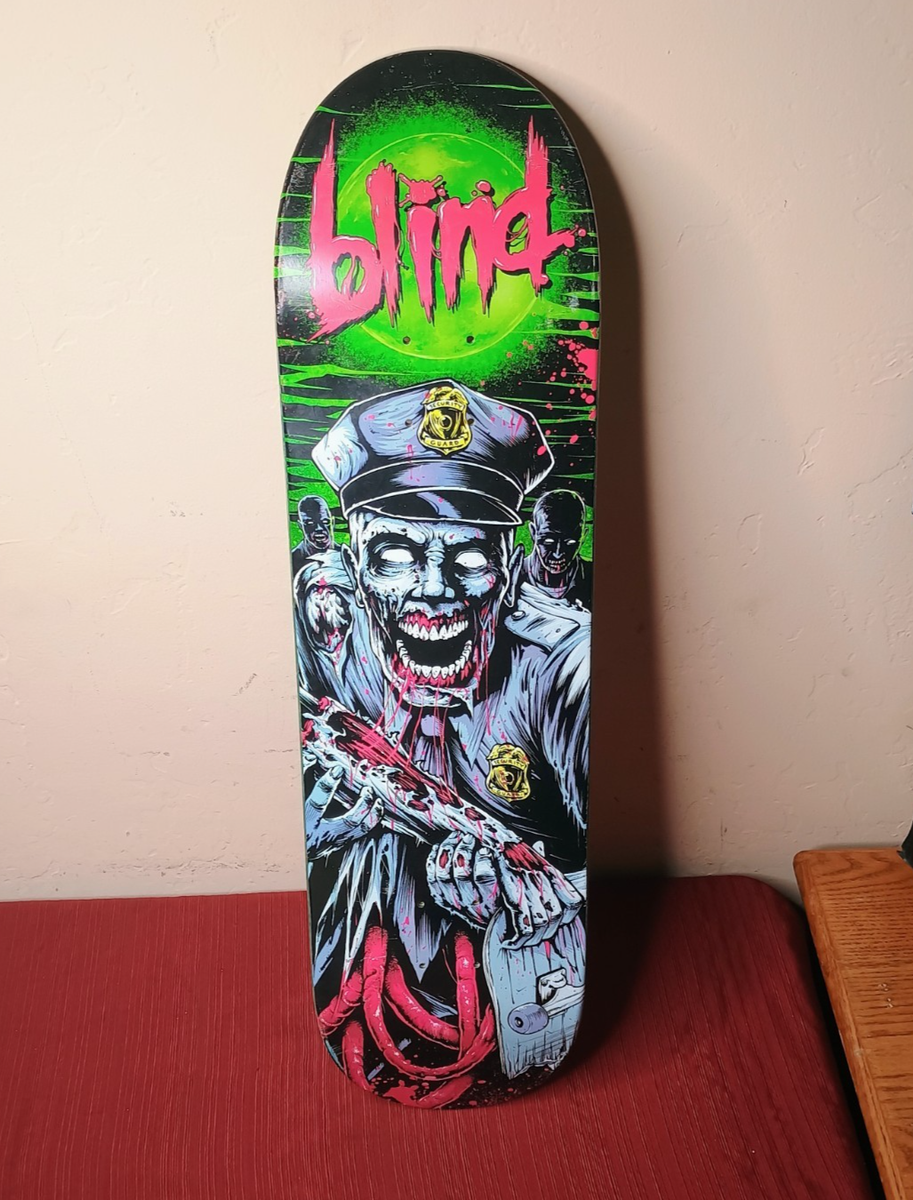 Blind Skateboard Deck - Zombie Security Guard- VERY RARE DESIGN