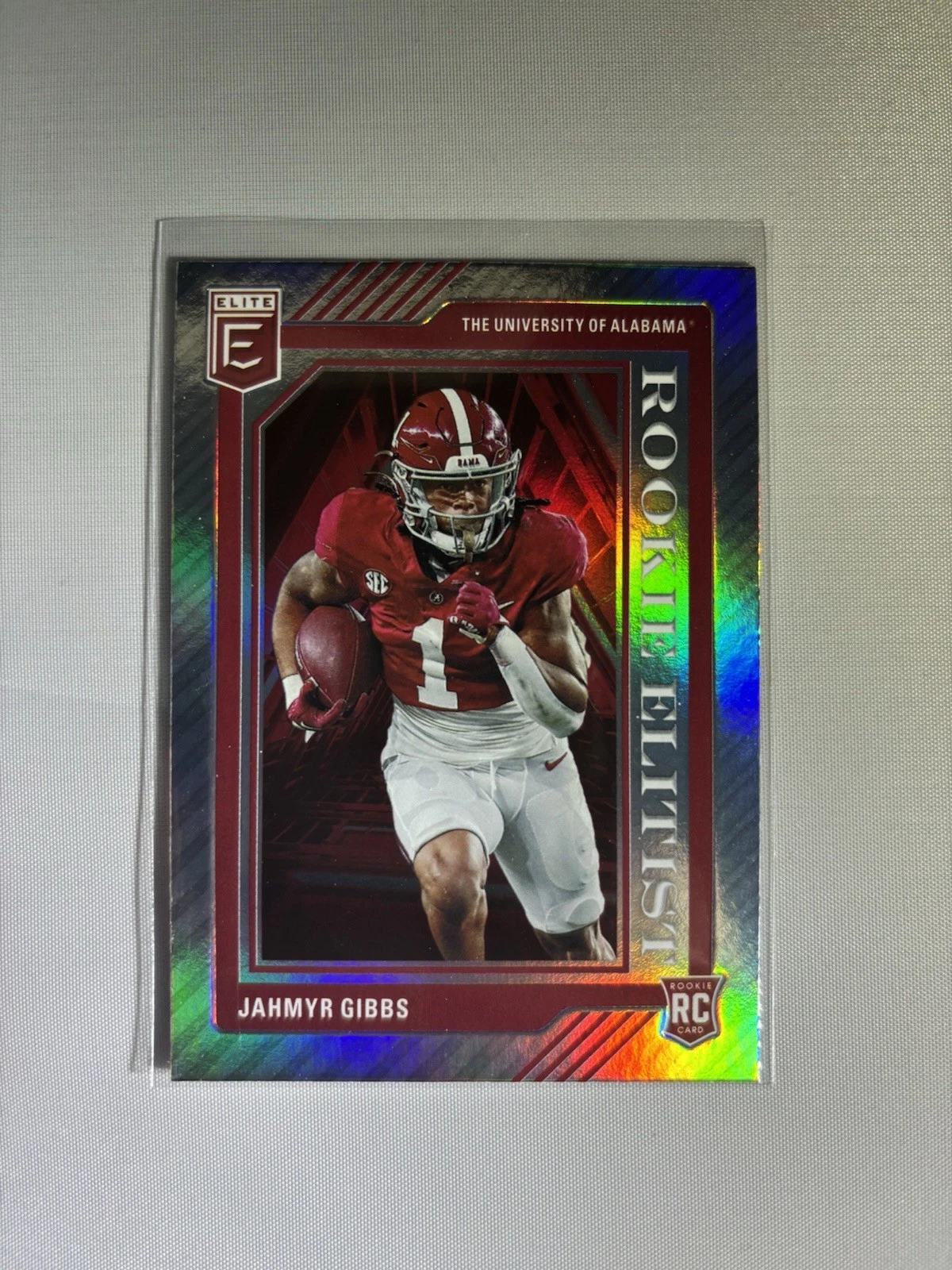 2023 Panini Donruss Elite Rookie Elitist Jahmyr Gibbs No. RE-10