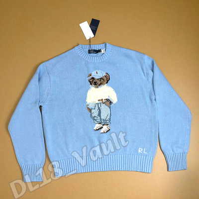 POLO RALPH LAUREN American Cotton Sweater Crewneck Knit Small NWT