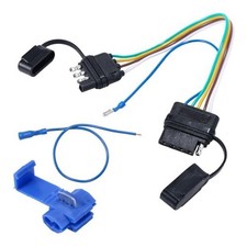 4 Pin to 5 Pin Trailer Adapter, Trailers Wiring Adaptor 7.48" 4 Way to 5 Way