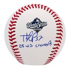 Teoscar Hernandez  Dodgers Signed Baseball 2025 World Series Champs Fanatics COA