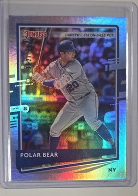 2020 Panini Donruss - Nickname Variation Pete Alonso #204 Career Stat Line Polar