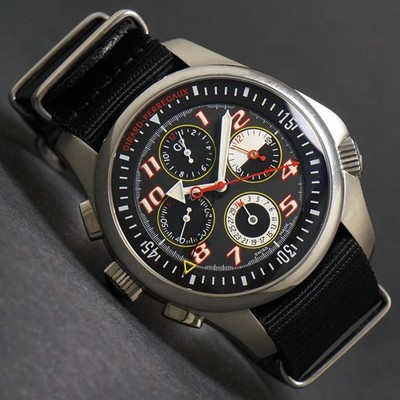 Stunning Girard Perregaux R&D 01 Stainless Steel Man's Chronograph Watch, XLNT