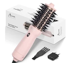 Aima Beauty Mini Voltage Travel Hot Air Hair Dryer Brush