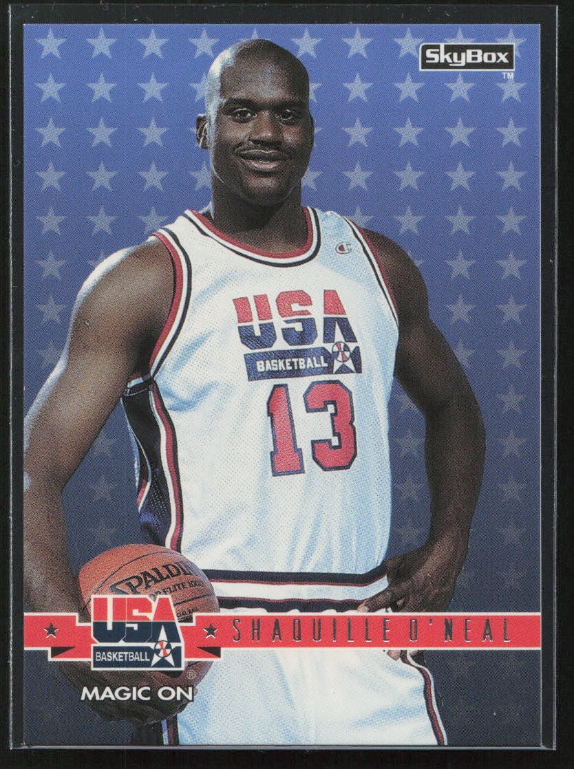 Shaquille O'Neal #72 1994 SkyBox USA Basketball (4H)