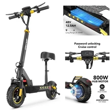 Electric Scooter for Adults 45km 48V 12.5AH Speed Folding E-Scooter Long Range