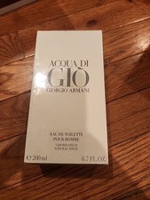Acqua Di Gio By Giorgio Armani 6.7 oz Edt Spray For Men New In A Box