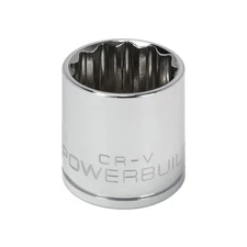 Powerbuilt 3/8 Inch Drive x 21 MM 12 Point Shallow Socket - 641025