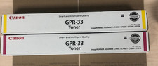 New Canon GPR-33 Yellow AND MAGENTA Toner Cartridge 2800B003 2804B003 AA
