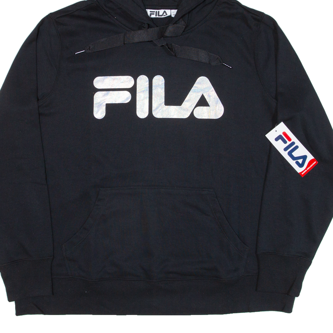 Felpa con cappuccio FILA donna nera XL