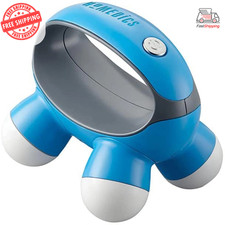 Homedics Quatro Mini Handheld Massager Battery Operated with Ergonomic Grip