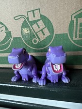 Burger King Land Before Time Chomper Dinosaur Purple With A Big Bite B2