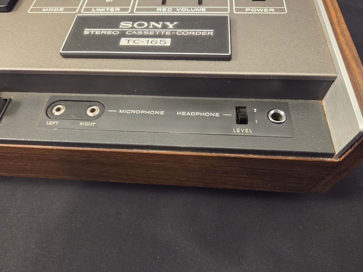 Sony TC-165 Stereo Cassette-Corder Vintage 1970's in original box