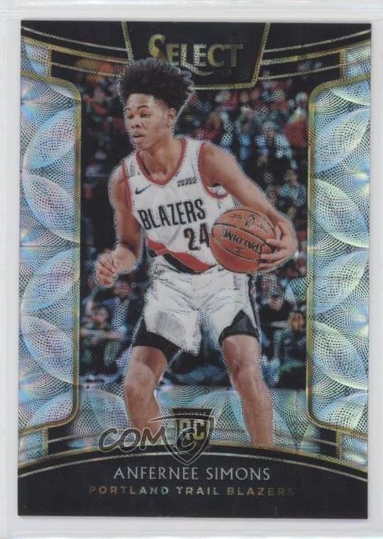2018-19 Panini Select Concourse Scope Prizm Anfernee Simons #39 05g4