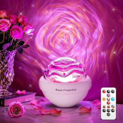 Teenager Mädchen Geschenke 11 Jahre,Rose Sunset Lampe Polarlicht Projektor 