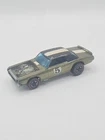 Hot Wheels Redline 1969 TNT Bird Olive Green Car w/ Rare Brown Interior Mattel
