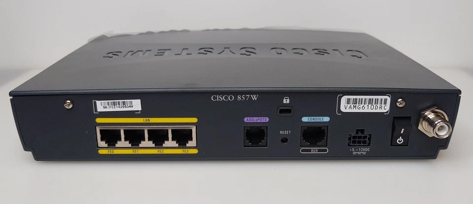 Cisco 857W Wireless Router PSU Leads Bundle New - Image 2 of 3
