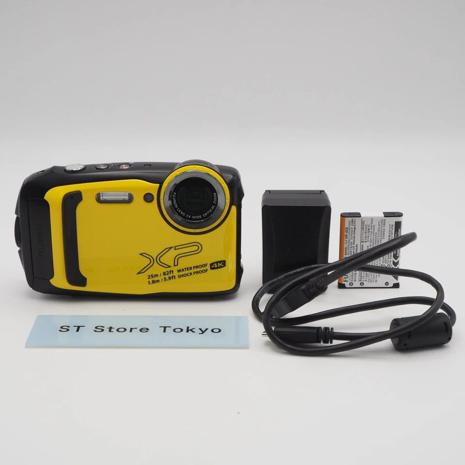 [N Mint] Fujifilm FinePix XP140 Yellow Compact Digital Camera Waterproof 4K - Image 2 of 4