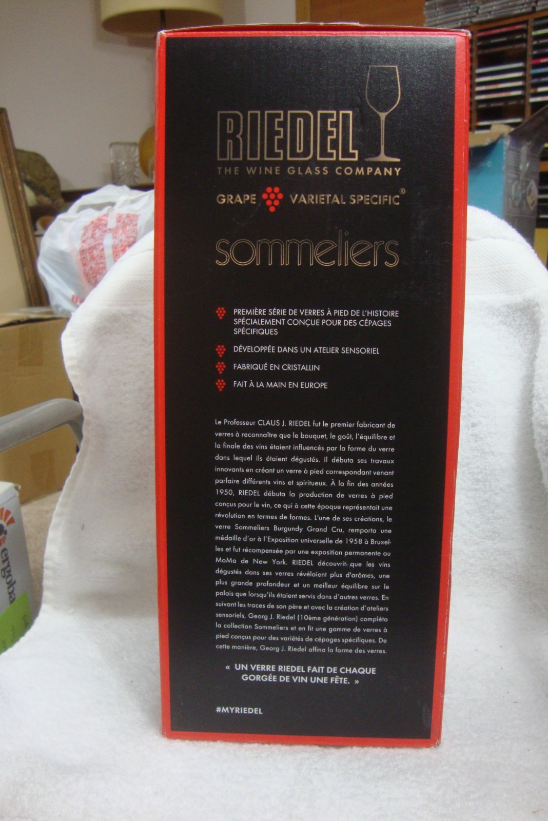 Riedel Sommeliers Wine Tasting 4400/16 Burgundy Grand CRU Open Box   4400 16