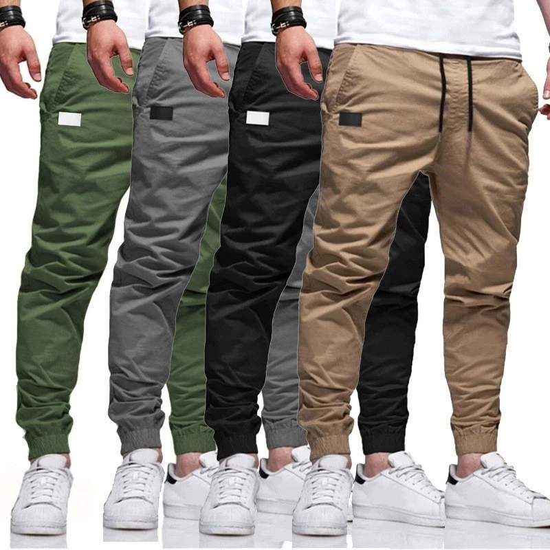 Herren Cargo Hose Chino Jogger Pants Slim Fit Freizeithose Jogginghose Sport DE/ - Bild 1 von 4