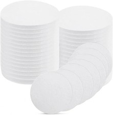 100 Sheets Microwave Kiln Papers 4.7 Inch Round Ceramic Fiber Paper Insulation