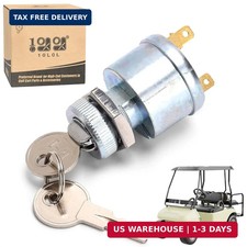 10L0L Golf Cart Starter Ignition Key Switch for EZGO Electric Golf Cart 17421G1,